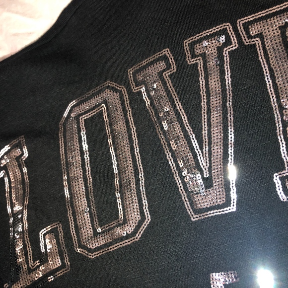 VS PINK BLING Varsity Crew - Picture 1 of 8